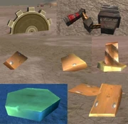 The many different types of rubble.