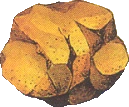 Artwork of a Boulder from The Legend of Zelda