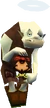Dampé as a ghost