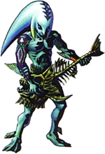 Mikau, playing his Guitar of Waves