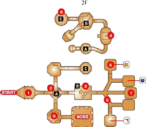 A Map of Inside Jabu-Jabu's Belly