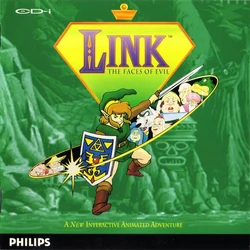 The box art for the US version of Link: The Faces of Evil
