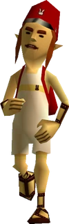 Artwork of the Postman from Majora's Mask