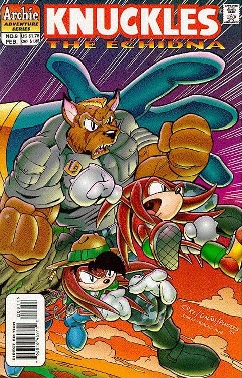 Archie Knuckles the Echidna Issue 9 - Mobius Encyclopaedia - Sonic the ...