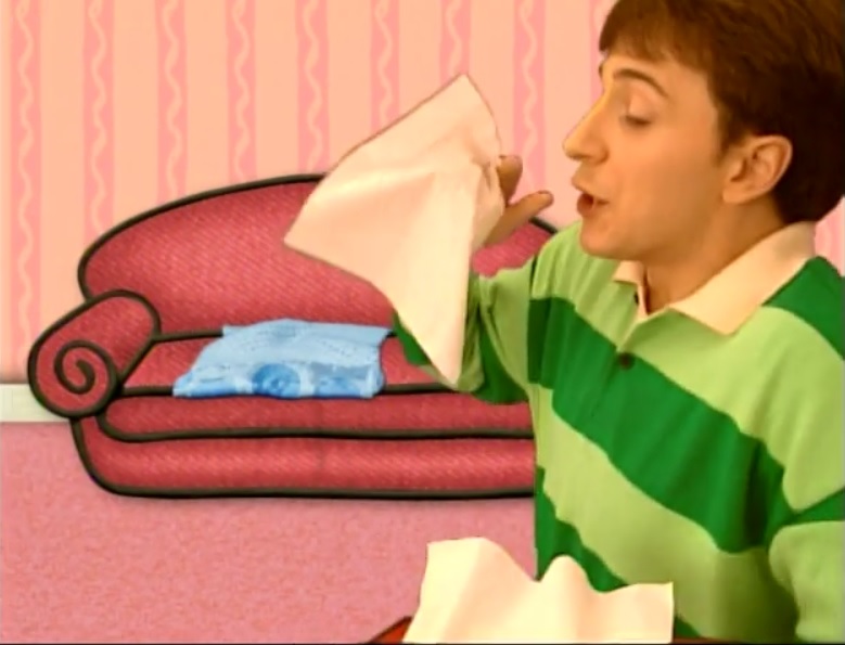 0 Result Images of Blue S Clues Steve Gets The Sniffles - PNG Image ...