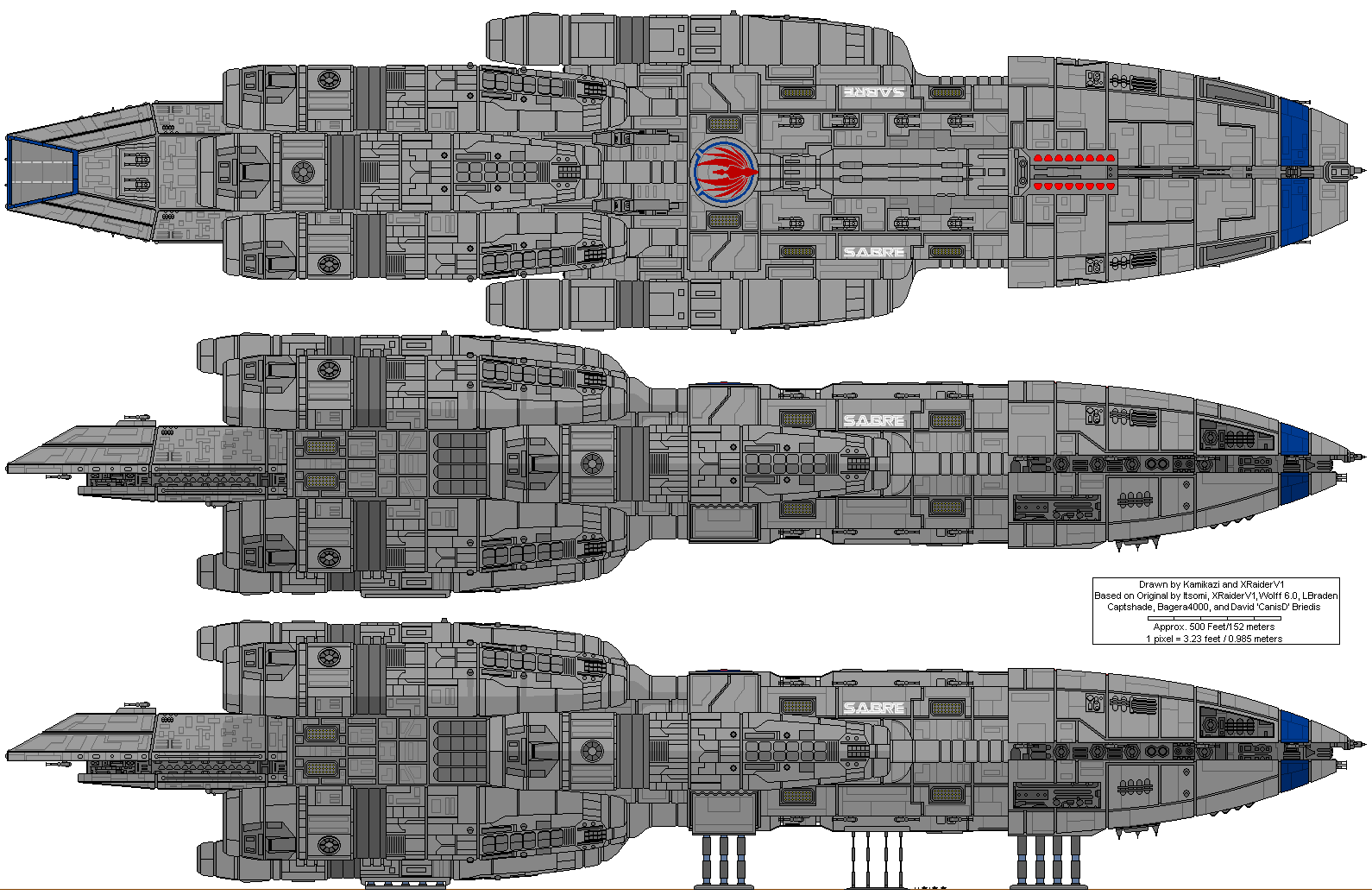 Gunstar Sabre - Battlestar Prometheus Wiki