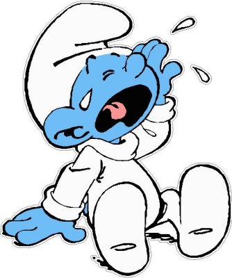 The Smurfs Baby Smurf Crying Coloring Page - vrogue.co