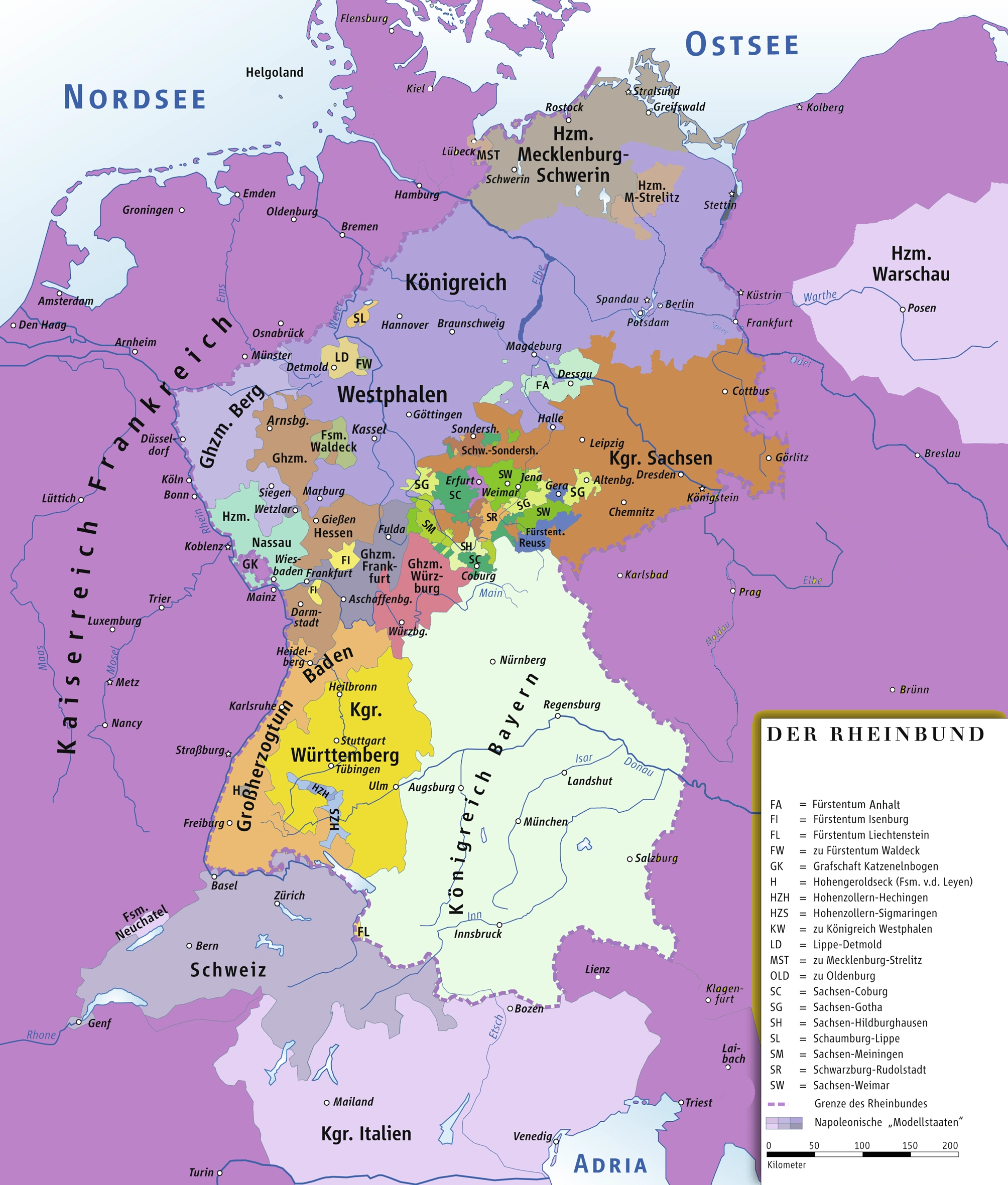 confederation of the rhine (napoleons australian victory)